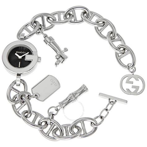 gucci charm bracelet watch